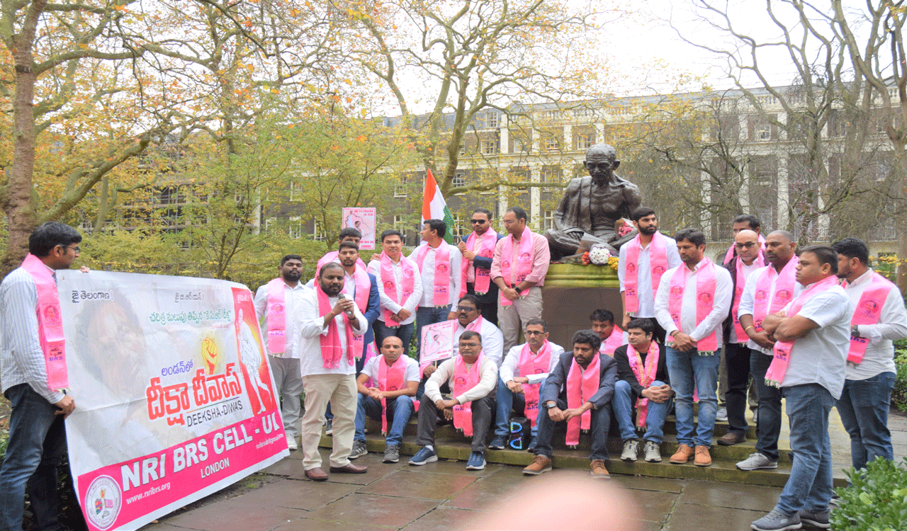 BRS NRI-UK observes Deeksha Diwas in London