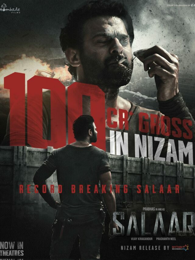 Prabhas-starrer ‘Salaar: Part 1 – Ceasefire‘ surpasses Rs 100 cr in gross earnings in Nizam area